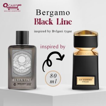 Bergamot black line inspired by Bvlgari tygar (limited quantity available)