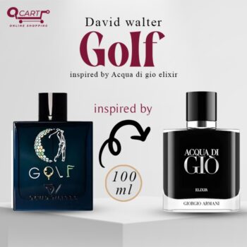 Golf inspired by Acqua di gio elixir